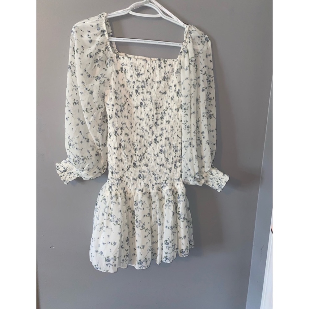 White Smocked Dress